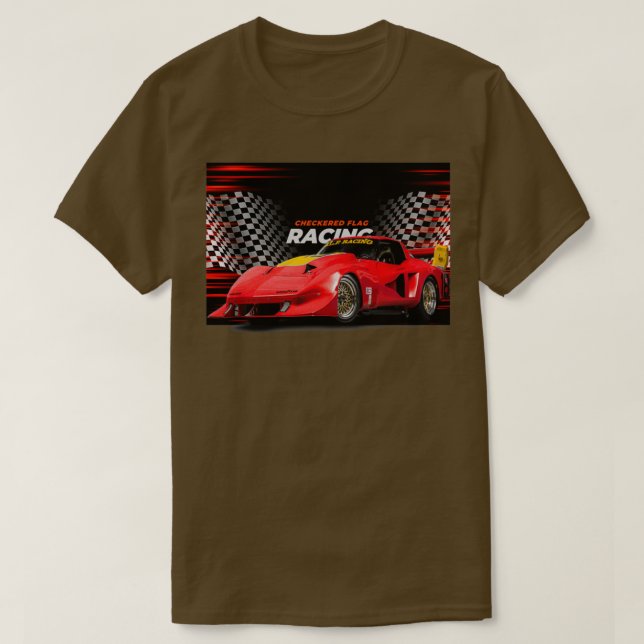 Camiseta Coche muscular americano (Diseño del anverso)