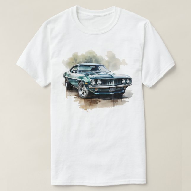 Camiseta Coche muscular clásico (Diseño del anverso)