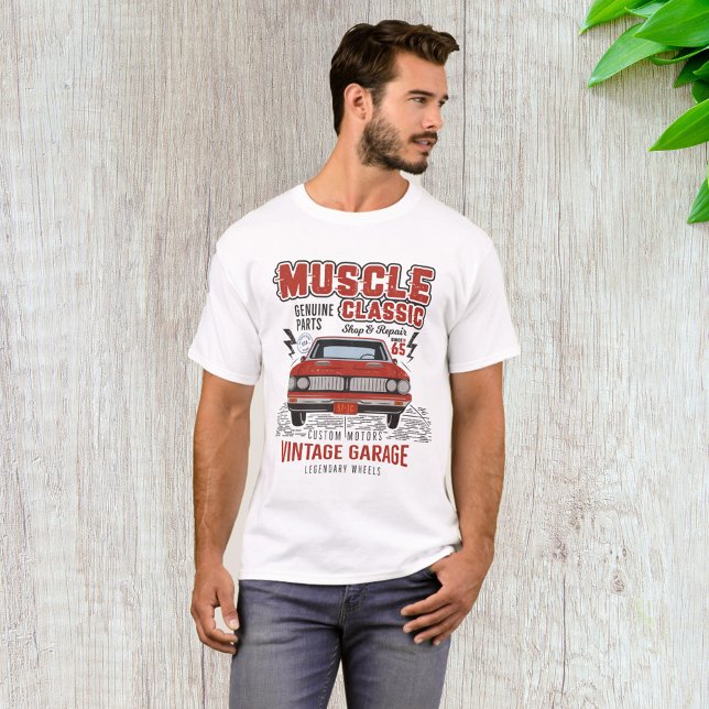 Camiseta Coche muscular clásico (Subido por el creador)
