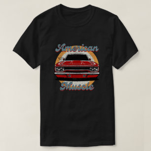 Camiseta Coche muscular clásico vintage