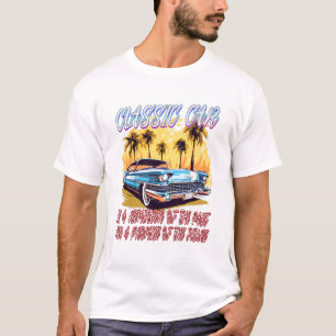 Camiseta coche muscular vintage