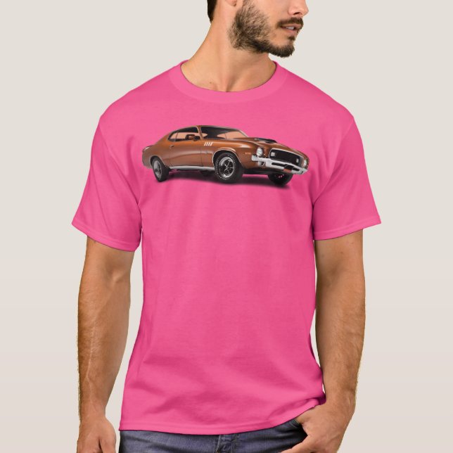 Camiseta coche muscular vintage (Anverso)