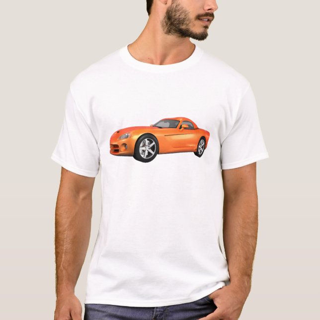 Camiseta Coche músculo Viper duro: Fin de naranja (Anverso)
