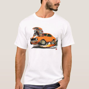 Camiseta Coche Naranja-Blanco 1969 de Camaro SS