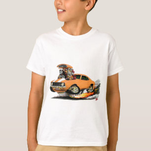 Camiseta Coche Naranja-Blanco 1969 de Camaro Z28