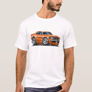 Camiseta Coche Naranja-Negro 1968 de Camaro