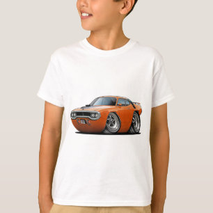 Camiseta Coche Naranja-Negro 1971-72 del Roadrunner