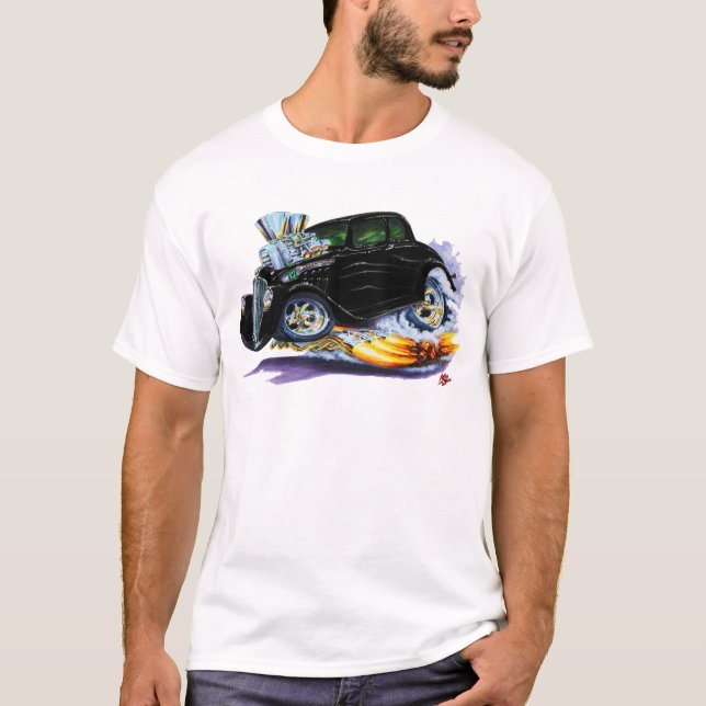Camiseta Coche negro 1933-36 de Willys (Anverso)