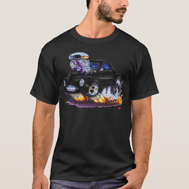 Camiseta Coche negro 1941 de Willys (Anverso)