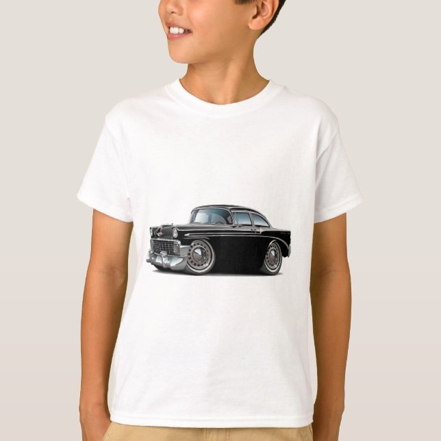 Camiseta Coche negro 1956 de Chevy Belair (Anverso)