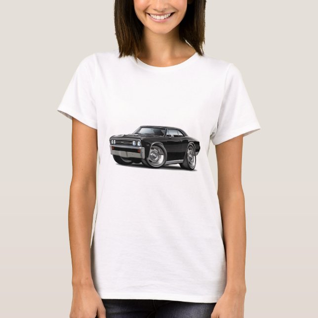 Camiseta Coche negro 1967 de Chevelle (Anverso)