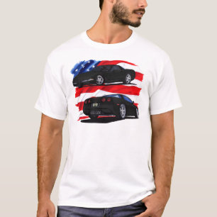 Camiseta Coche negro 1998-04 del Corvette