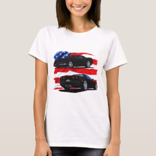 Camiseta Coche negro 1998-04 del Corvette