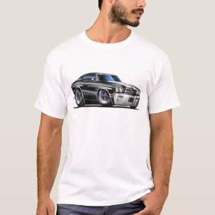 Camiseta Coche Negro-Blanco 1970 de Chevelle