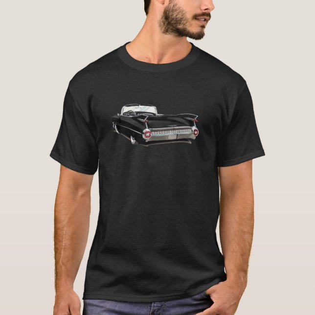 Camiseta Coche negro Cadillac de 1959 (Anverso)
