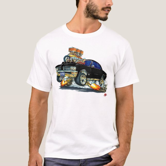 Camiseta Coche negro de 1964 GTO (Anverso)