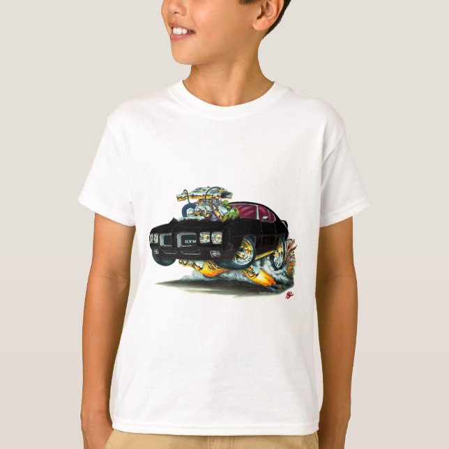 Camiseta Coche negro de 1970 GTO (Anverso)
