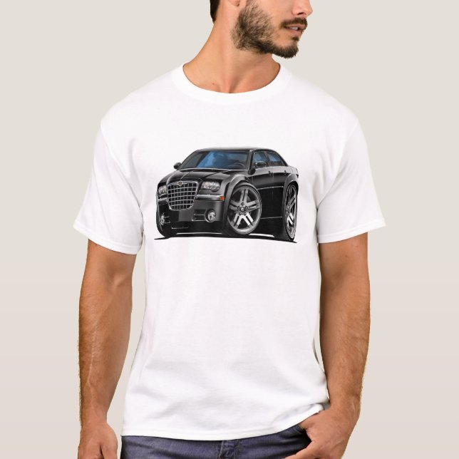Camiseta Coche negro de Chrysler 300 (Anverso)