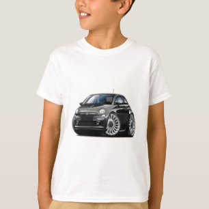 Camiseta Coche negro de Fiat 500