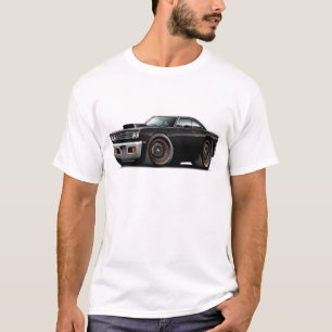 Camiseta Coche Negro-Negro 1969 de la cucharada de la