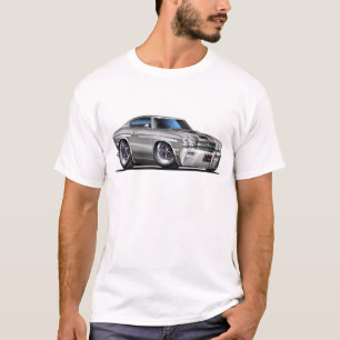Camiseta Coche Plata-Negro 1970 de Chevelle