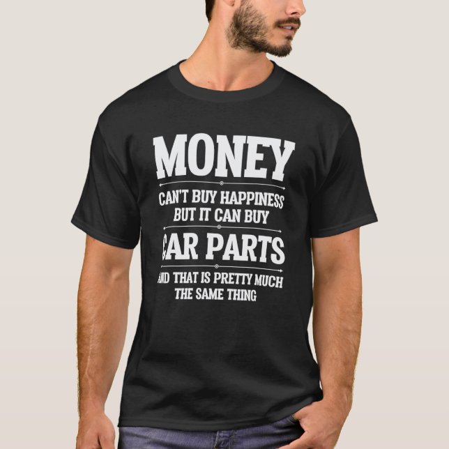 Camiseta Coche  Puede Comprar Repuestos de Coche Mecánico d (Anverso)