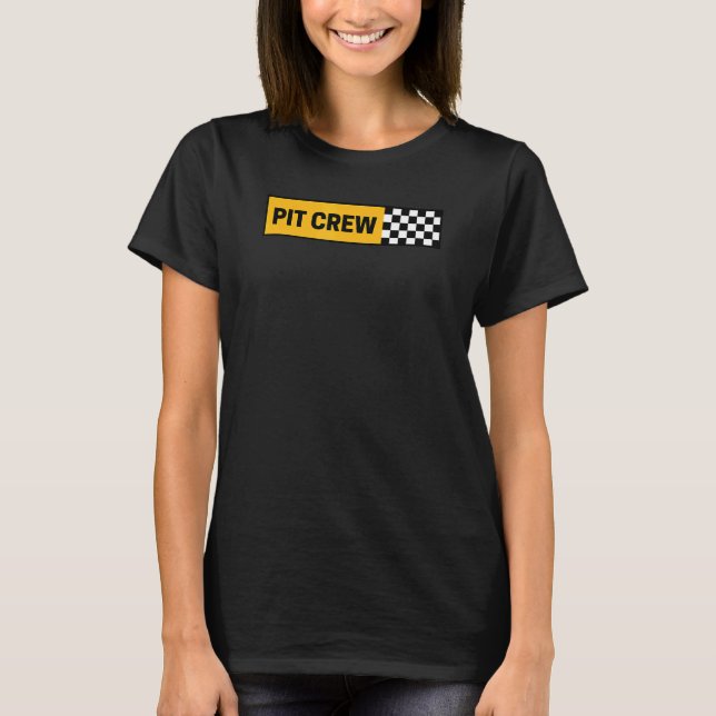 Camiseta Coche Race Pit Crew Go Karting Go Kart Car Carrera (Anverso)