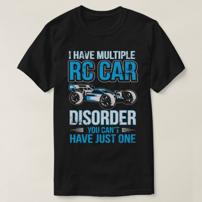 Camiseta Coche RC Tengo varios problemas de RC Carro Funny  (Diseño del anverso)
