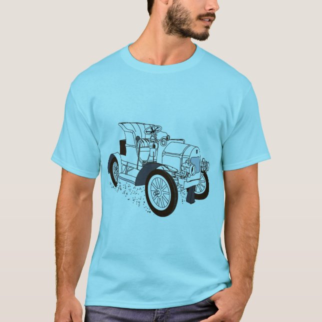 Camiseta coche retro (Anverso)