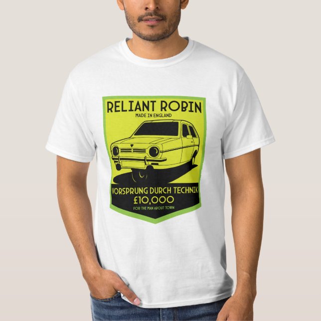 Camiseta Coche Robin Británico (Anverso)
