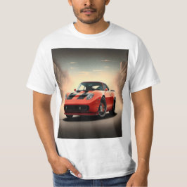 Camiseta coche rojo