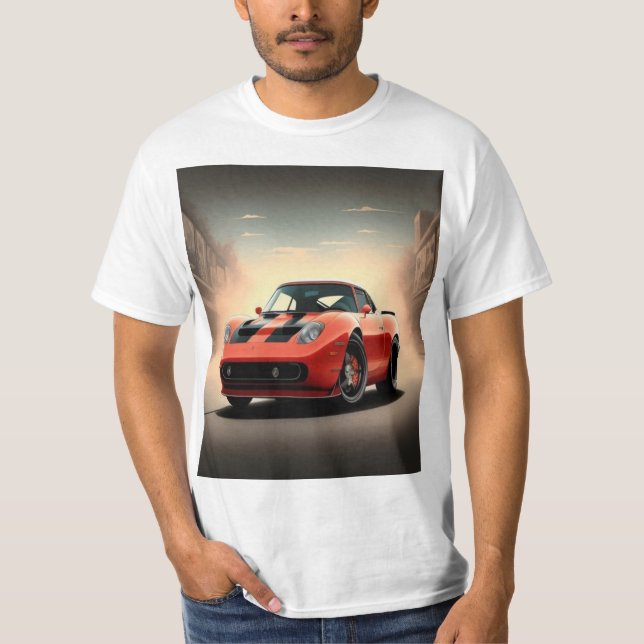 Camiseta coche rojo (Anverso)