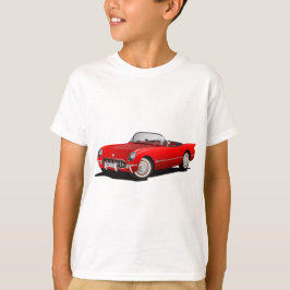 Camiseta coche rojo clásico