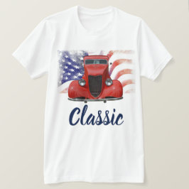 Camiseta Coche rojo clásico 1934