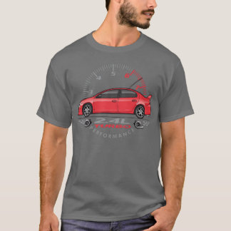 Camiseta Coche rojo divertido de rendimiento