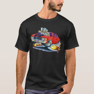 Camiseta Coche Rojo-Negro 1971-72 de Chevelle