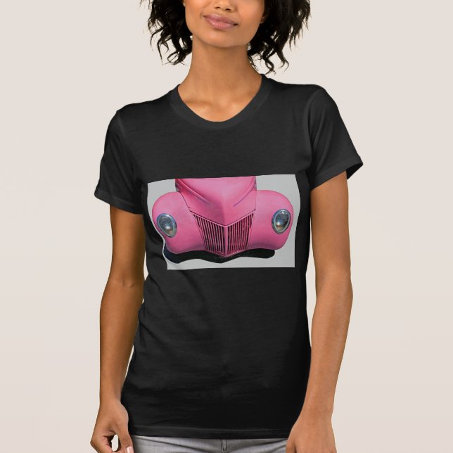 Camiseta Coche rosa (Anverso)