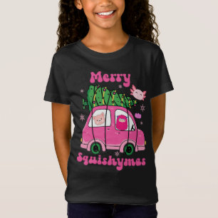 Camiseta Coche rosa Merry Squishymas