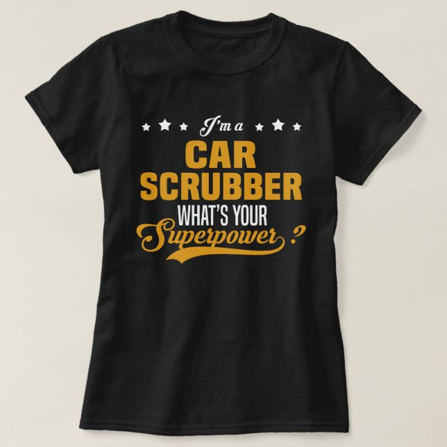 Camiseta Coche Scrubber (Diseño del anverso)