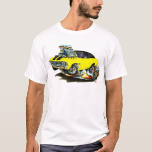 Camiseta Coche superior Amarillo-Negro 1968-69 de Chevelle