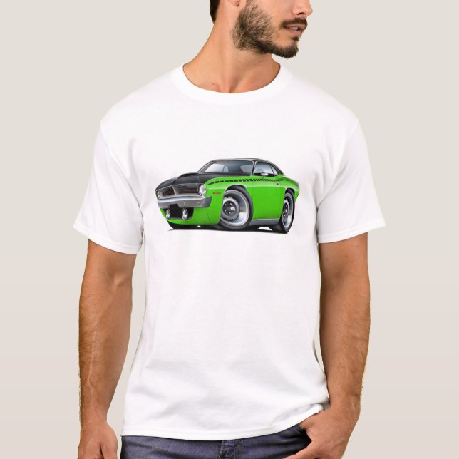 Camiseta Coche superior Cal-Negro 1970 de Cuda AAR (Anverso)