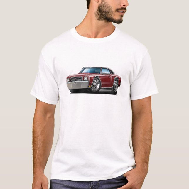Camiseta Coche superior Marrón-Negro 1972 de Monte Carlo (Anverso)