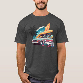 Camiseta Coche Surfing vintage vintage