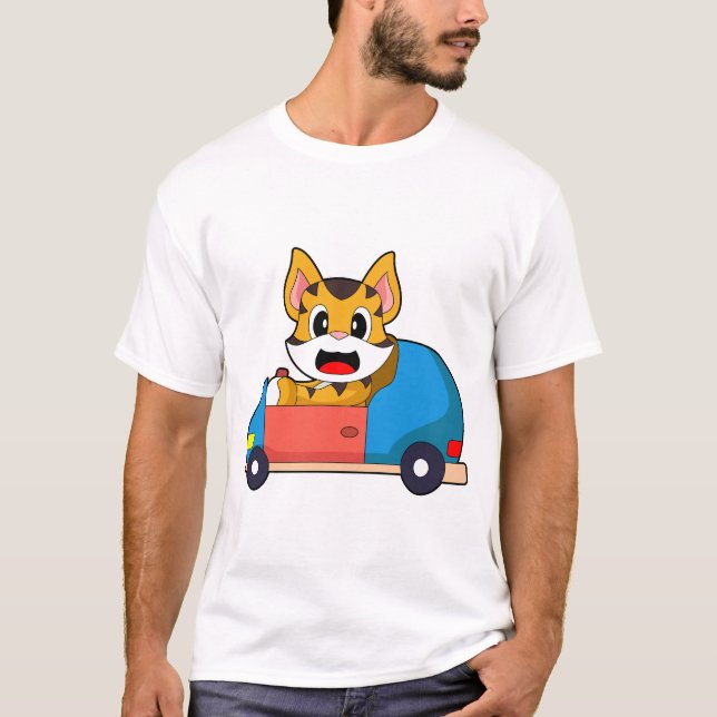 Camiseta Coche Tigre (Anverso)