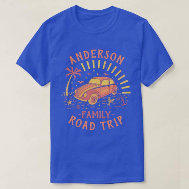 Camiseta Coche V1 personalizado el | del viaje por (Diseño del anverso)
