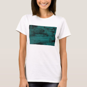 Camiseta Coche verde abstracto