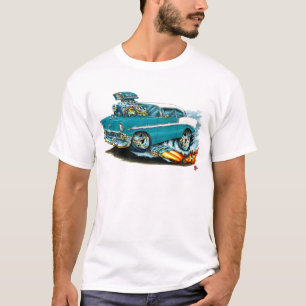 Camiseta Coche verde azulado 1956 de Chevy 150-210