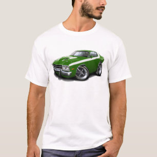 Camiseta Coche Verde-Blanco 1973-74 del Roadrunner