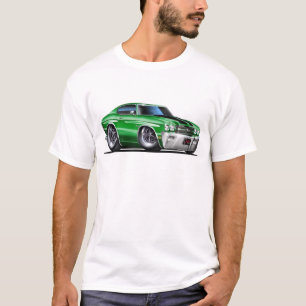 Camiseta Coche Verde-Negro 1970 de Chevelle