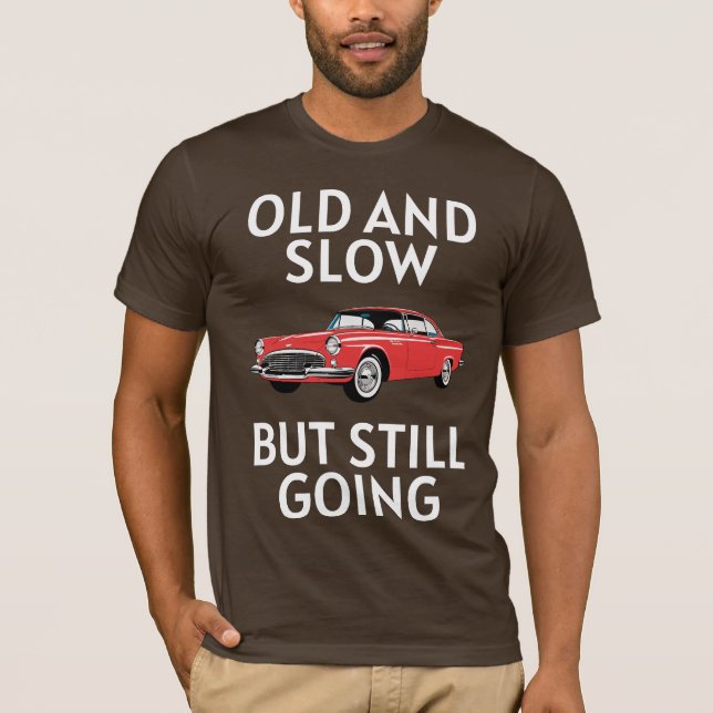 Camiseta Coche Viejo Todavía Funciona (Anverso)